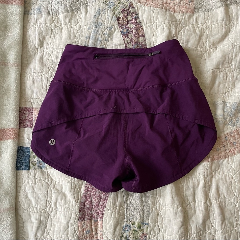 Lululemon speed up high-rises lined short 2.5”